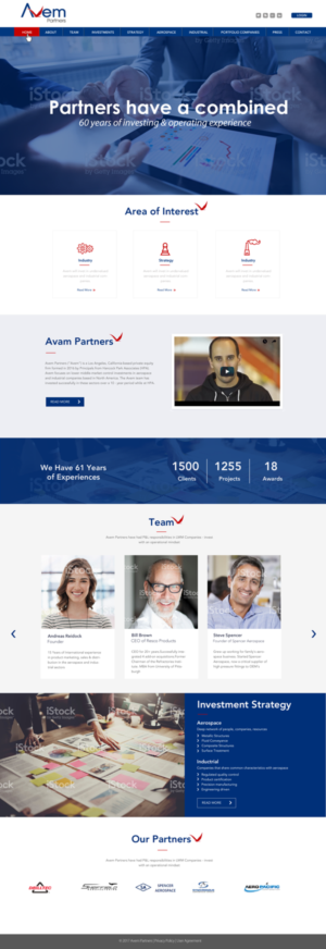 Web Design by chandrayaan.creative for Avem Partners | Design: #16044322
