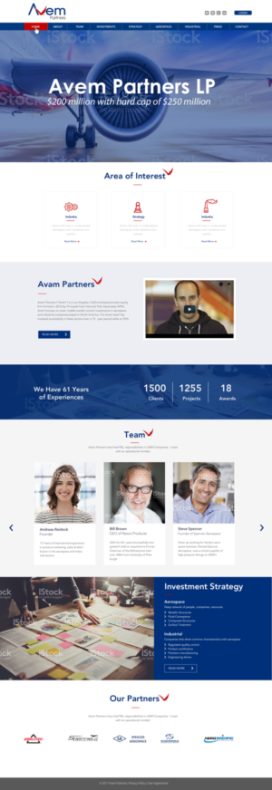 Web Design by chandrayaan.creative for Avem Partners | Design: #16045540