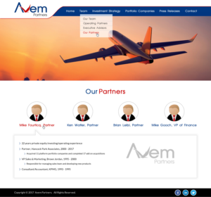 Web Design par Creative Design pour Avem Partners | Design : #16322285