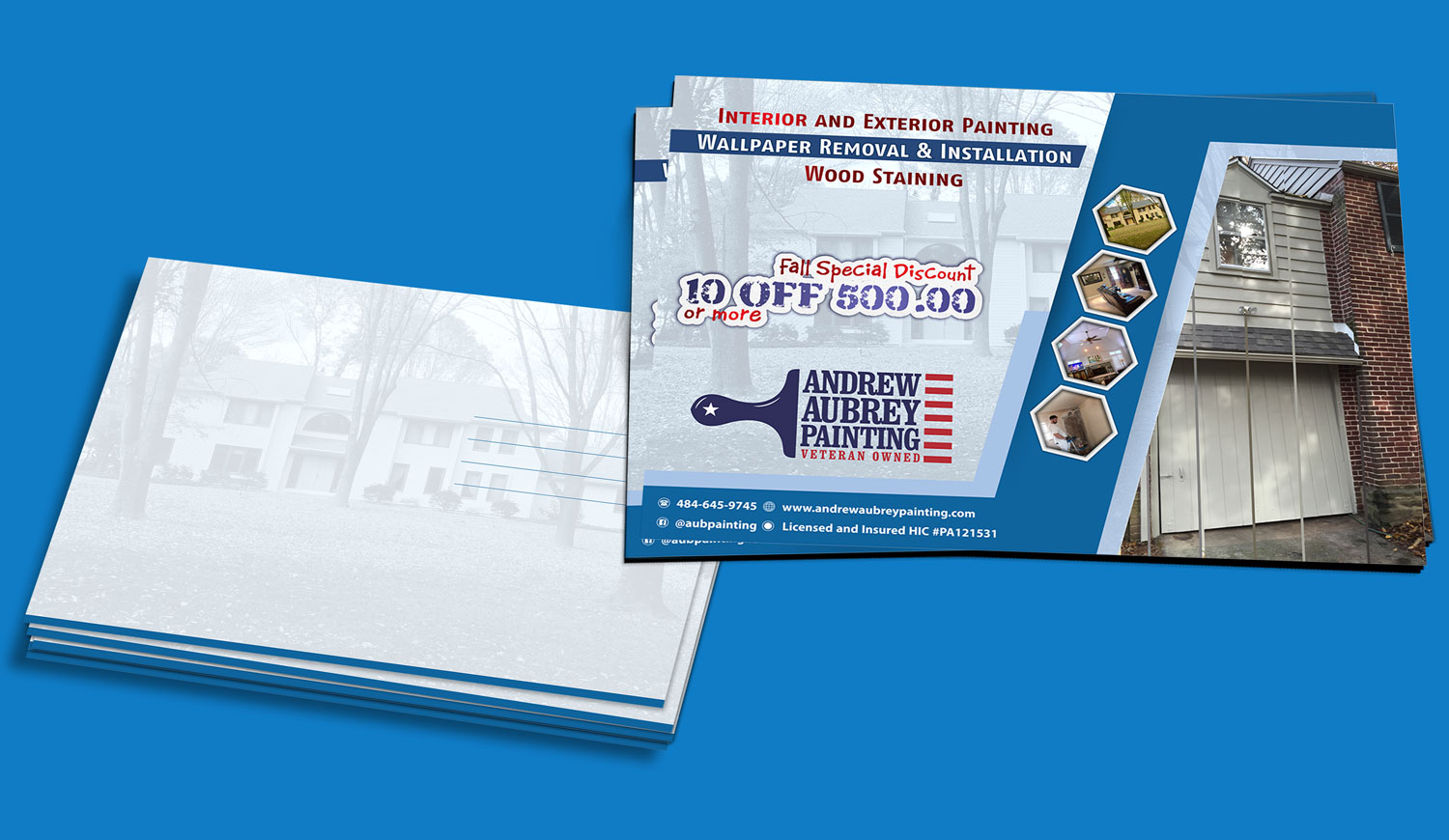 Postkarten-Design von Petter Goms für dieses Projekt | Design #16037337