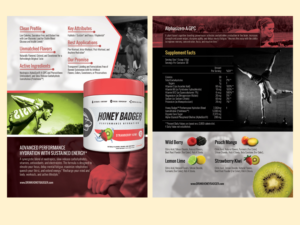Diseño de Brochure por LeonFX para Honey Badger, LLC | Diseño: #16052425