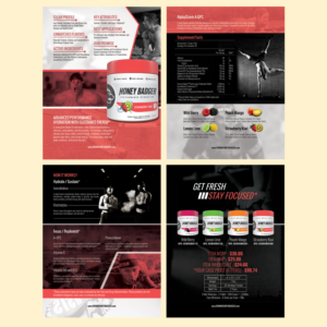 Diseño de Brochure por LeonFX para Honey Badger, LLC | Diseño: #16066578