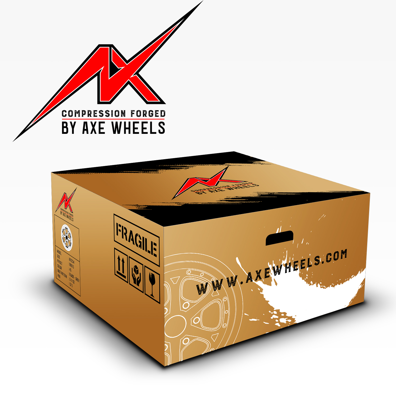 Packaging Design by HeriH for Lenso Wheels | Design #16073619