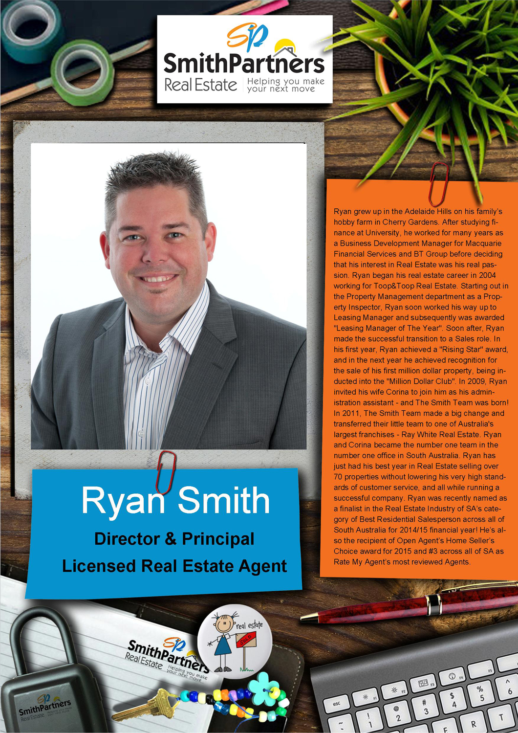 Diseño de Póster por Fitzi610 para Smith Partners Real Estate | Diseño #16018383