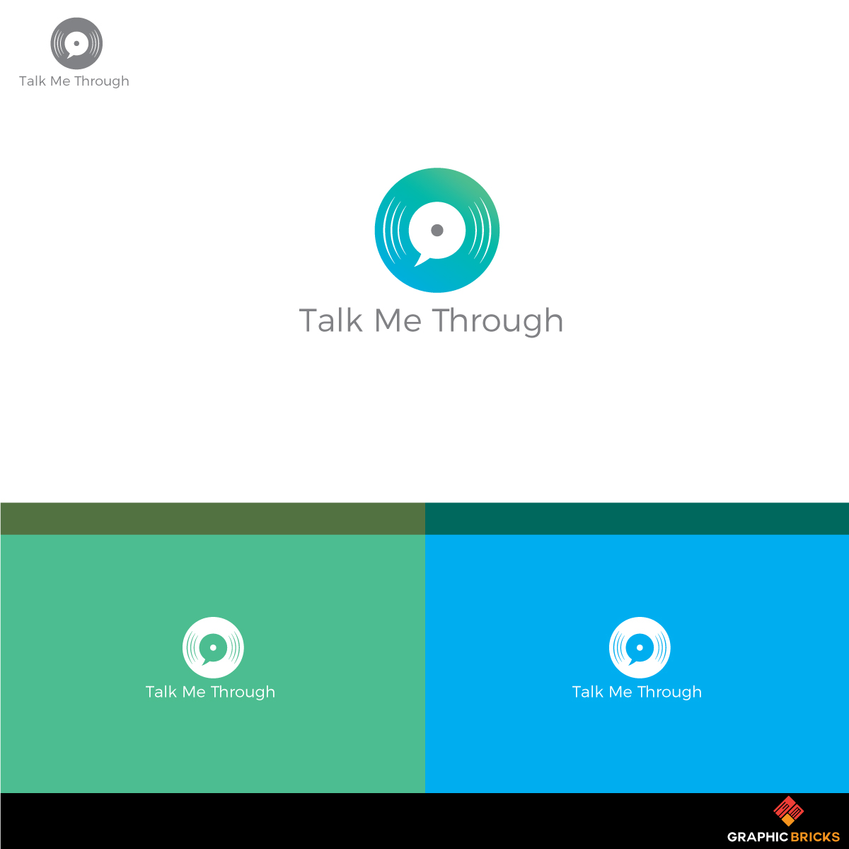 Diseño de Logo por Graphic Bricks para Talk Me Through | Diseño #16007523
