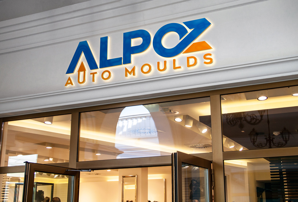 Logo Design by A S design @ for ALP Oz Auto Moulds | Design #16041406