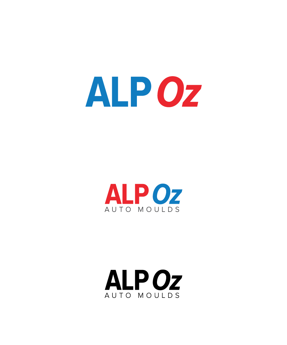 Logo Design by Wild Geek for ALP Oz Auto Moulds | Design #16019056