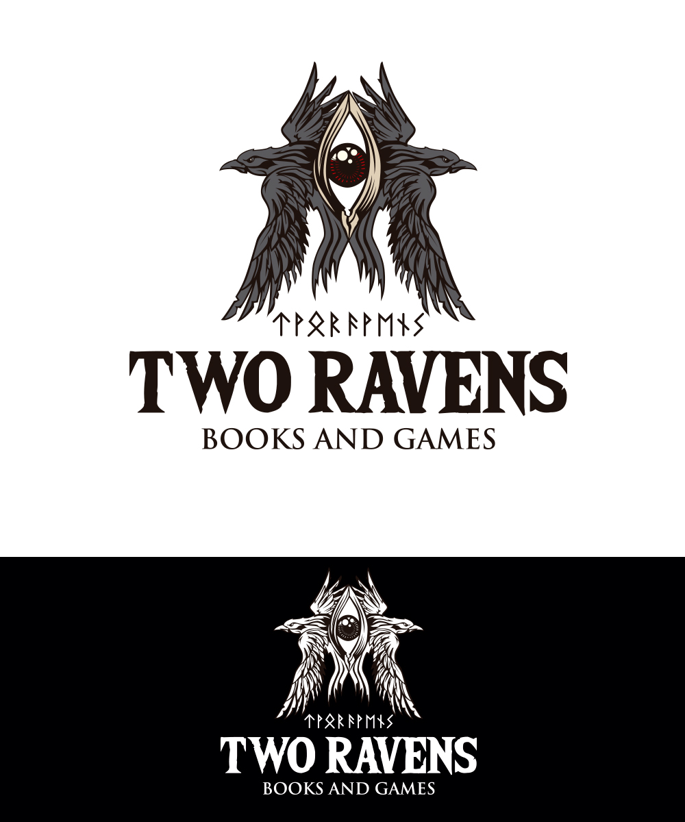 Logo Design by StudioD™ for Two Ravens Books and Games | Design #16099470