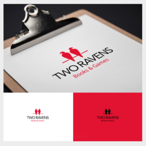 Logo Design by madeli for Two Ravens Books and Games | Design: #16069773