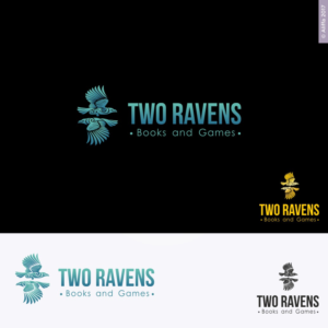 Logo Design by Aliffa for Two Ravens Books and Games | Design: #16091997