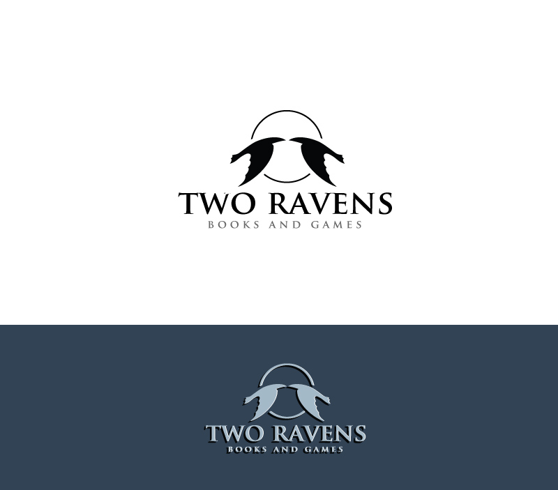 Logo Design by instudio for Two Ravens Books and Games | Design #16156469
