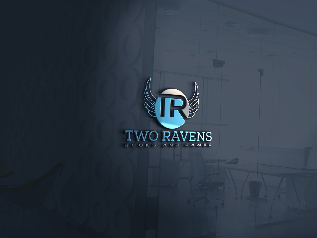 Logo Design by Hieroglyphics for Two Ravens Books and Games | Design #16117821