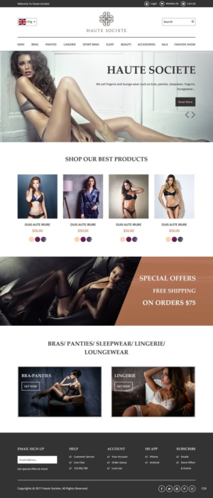 Web Design by pb for this project | Design: #16225997