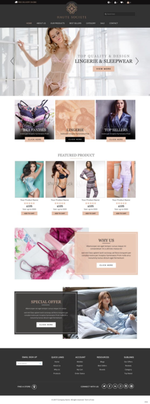 Web Design by pb for this project | Design: #16226029