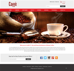 Diseño Web por pb para Caffe 79 Ltd | Diseño: #2654719