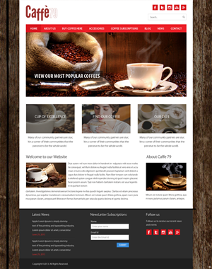 Diseño Web por pb para Caffe 79 Ltd | Diseño: #2654736