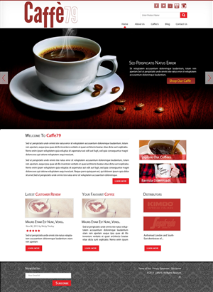 Diseño Web por pb para Caffe 79 Ltd | Diseño: #2654742