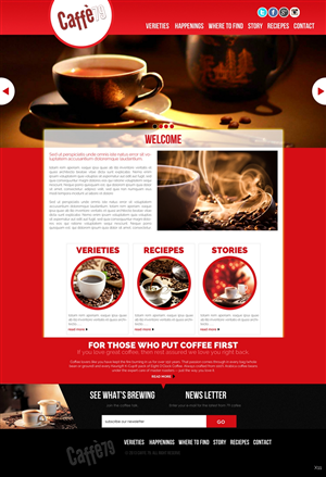Diseño Web por pb para Caffe 79 Ltd | Diseño: #2658566