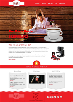 Diseño Web por pb para Caffe 79 Ltd | Diseño: #2658571