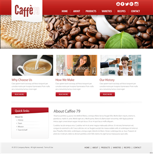 Diseño Web por pb para Caffe 79 Ltd | Diseño: #2715166