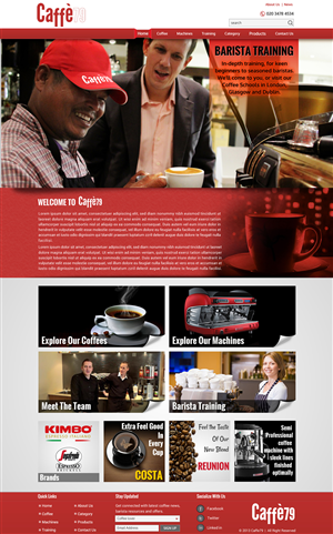 Diseño Web por Sbss para Caffe 79 Ltd | Diseño: #2661797