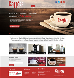 Diseño Web por Sbss para Caffe 79 Ltd | Diseño: #2663270