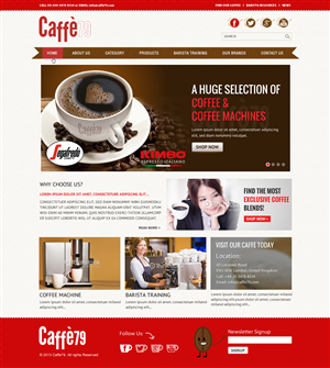 Diseño Web por Sbss para Caffe 79 Ltd | Diseño: #2663280