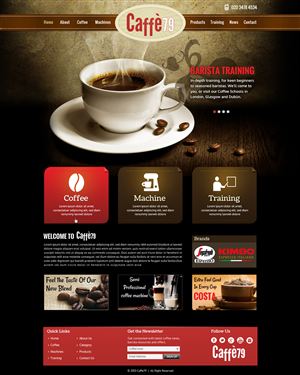 Diseño Web por Sbss para Caffe 79 Ltd | Diseño: #2663322
