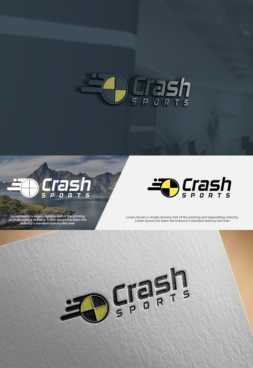 Logo Design by :) (: for Crash Sports, LLC.  | Design: #16082915