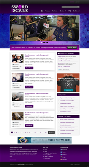 Website Design for Podcast