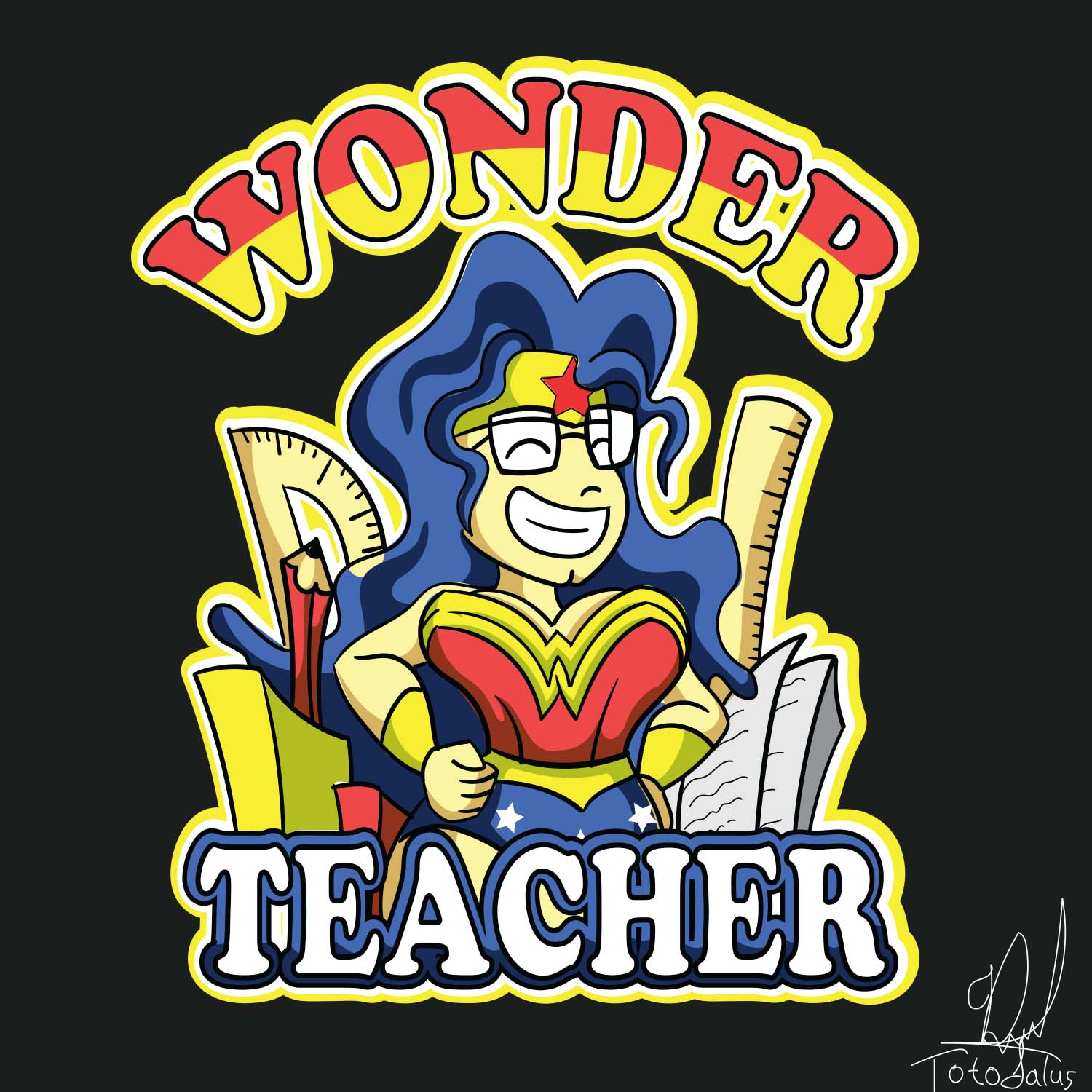 Teacher T-shirt Design for Teespring 
