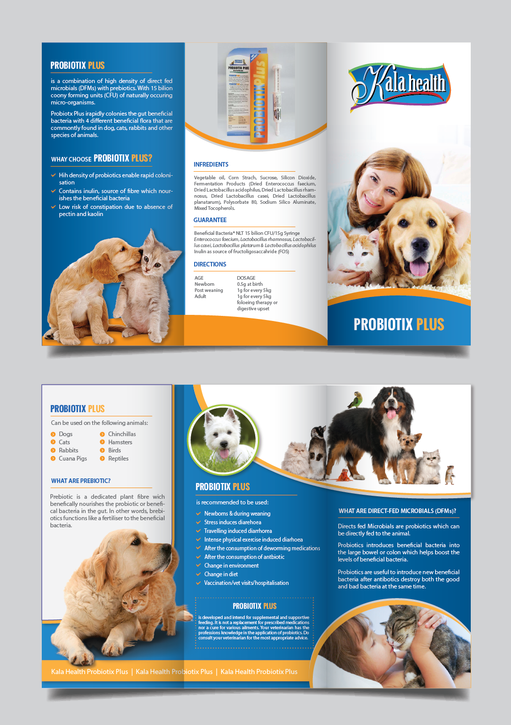 Broschüren-Design von alex989 für Wildlife & Veterinary Supplies | Design: #16060213