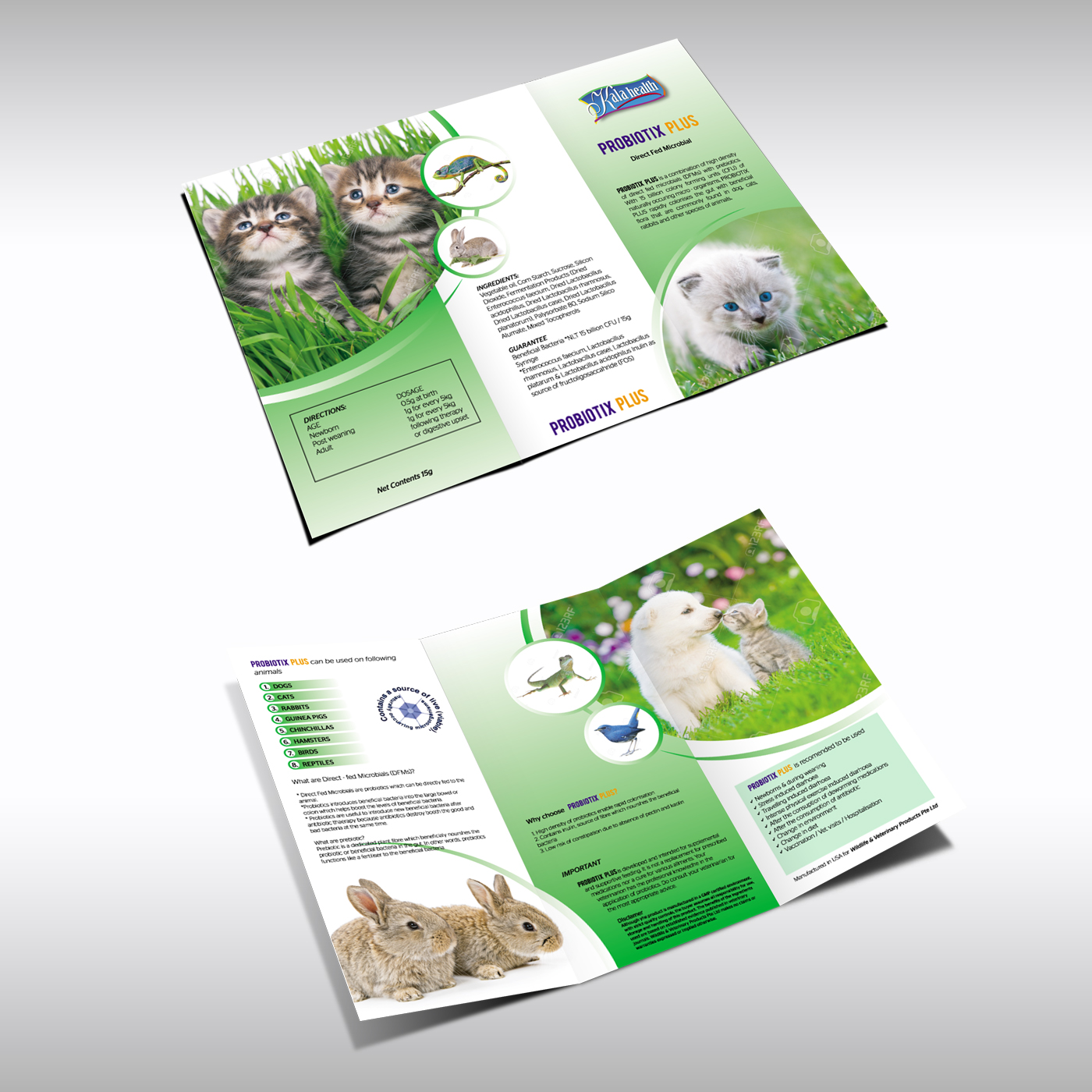 Brochure Design by Shark1 for Wildlife & Veterinary Supplies | Design #16176031