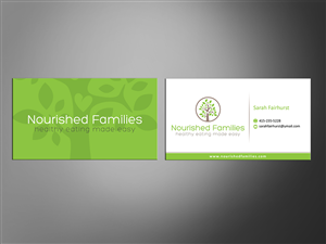 nutrition company business card  | Design de Carte de Visite par MT
