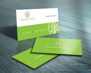 nutrition company business card  | Business Card Design by IGlowCreationz