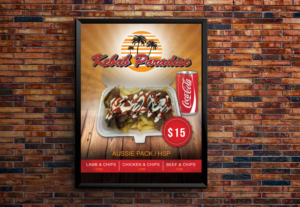 Poster Design for kebab shop products | Poster Design by alex989