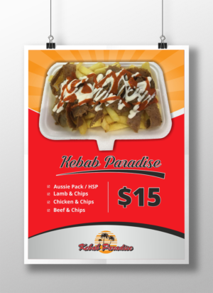 Poster Design for kebab shop products | Poster Design by ecorokerz