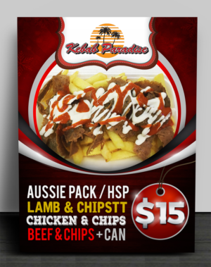 Poster Design for kebab shop products | Poster Design by SAI DESIGNS
