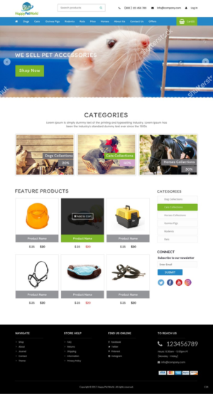Web Design by pb for HappyPetWorld UG | Design: #16053633