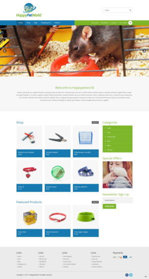 Web Design by pb for HappyPetWorld UG | Design: #16053636