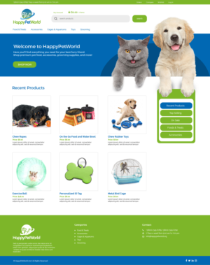 Web Design by jeckx2 for HappyPetWorld UG | Design: #16078717