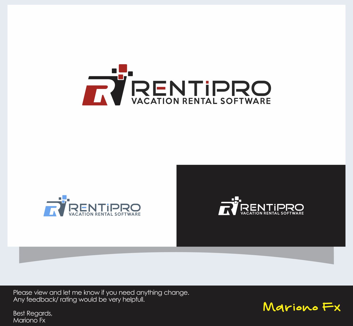 Logo Design by Mariono Fx for Mistral Vacation Homes Management SL | Design #16024160