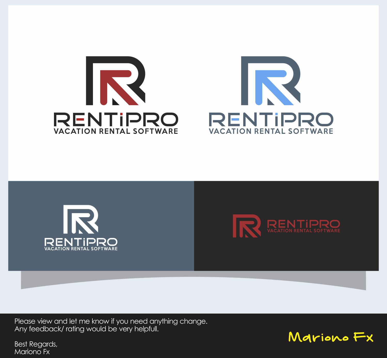 Diseño de Logo por Mariono Fx para Mistral Vacation Homes Management SL | Diseño #16024280
