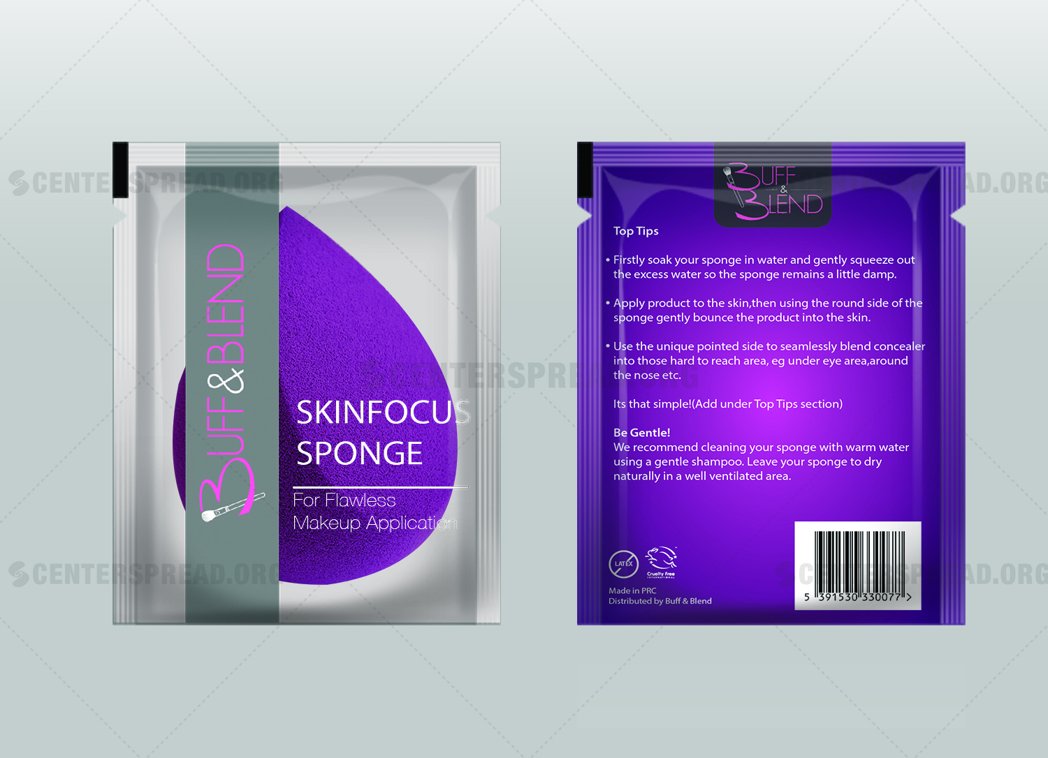 Packaging Design by CENTERSPREAD for Buff and Blend | Design #16103748