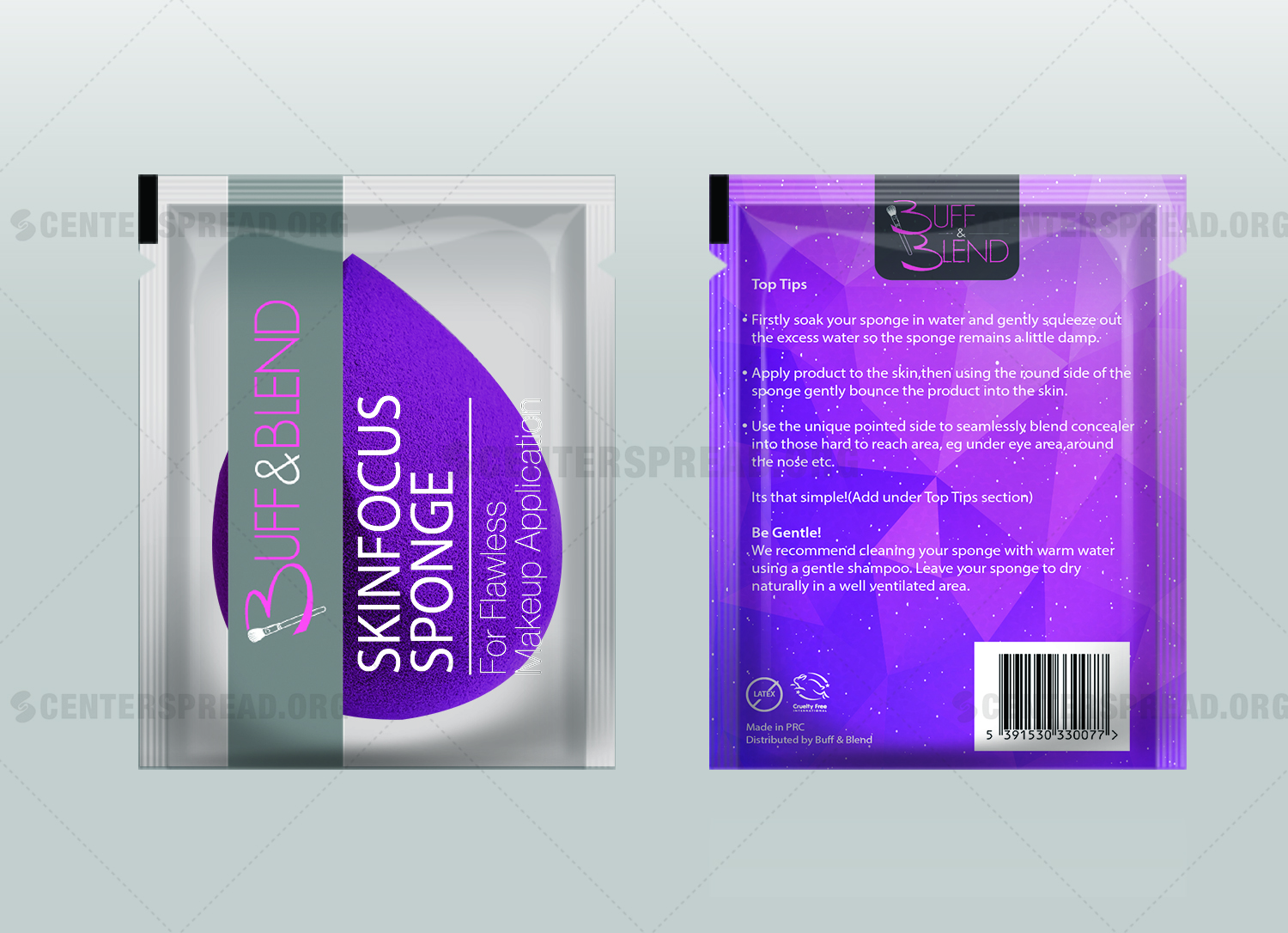 Packaging Design by CENTERSPREAD for Buff and Blend | Design #16103750