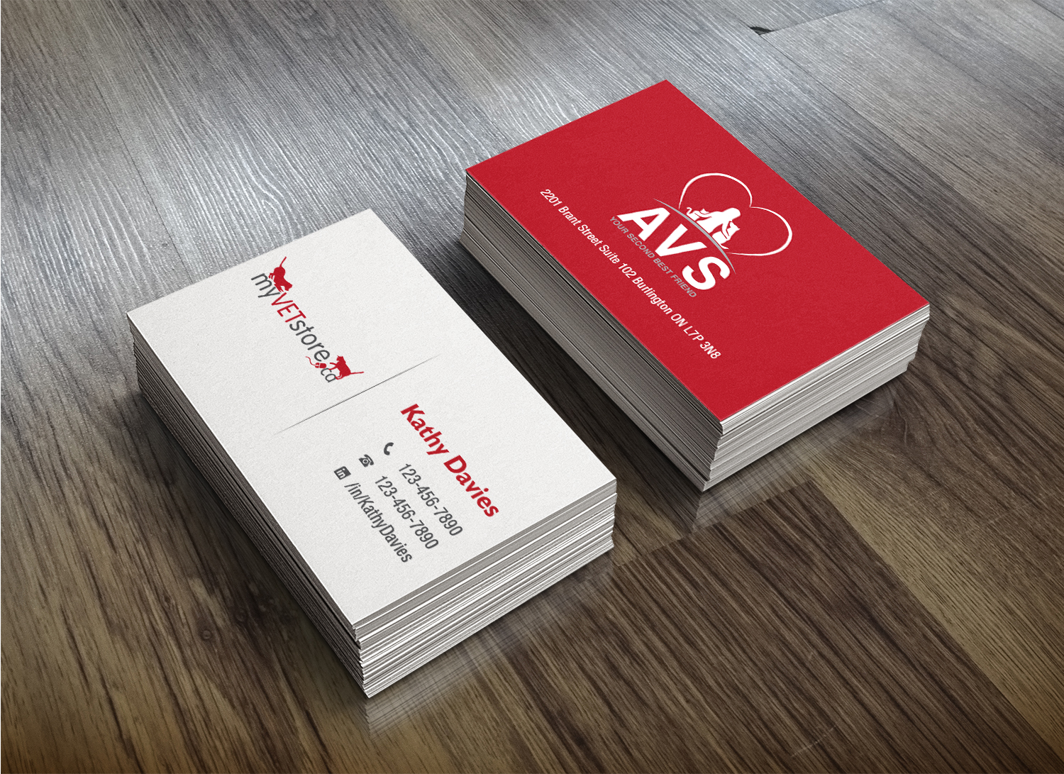 Business Card Design by Radoslav Kovácik for Acumenex Veterinary Solutions | Design #16025410
