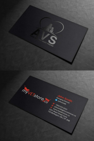 Business Card Design by INDIAN_Ashok for Acumenex Veterinary Solutions | Design: #16043672