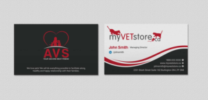 Business Card Design by INDIAN_Ashok for Acumenex Veterinary Solutions | Design: #16043679