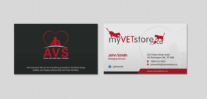 Business Card Design by INDIAN_Ashok for Acumenex Veterinary Solutions | Design: #16043682