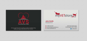 Business Card Design by INDIAN_Ashok for Acumenex Veterinary Solutions | Design: #16043684